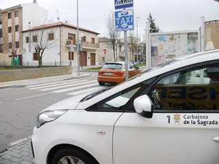 Taxi Carbajosa de la Sagrada. Foto Ayto. Carbajosa