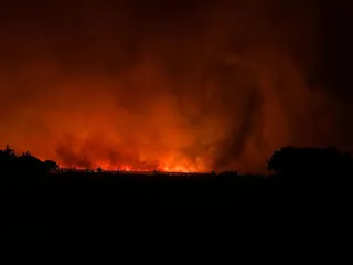 Incendio Forestal. Base Aérea del Maíllo, viernes 15 de julio de 2022 S24H (2)