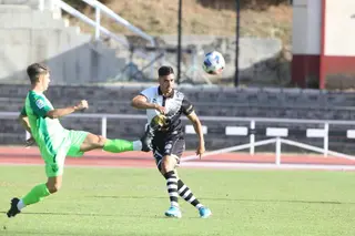 Borja, en el amistoso ante el Leganés B en Las Pistas / FOTO SALAMANCA24HORAS.COM