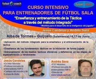 Últimos días de inscripción para el Clinic de fútbol sala que se celebrará en Alba de Tormes y Guijuelo