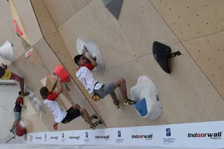 Primera prueba de la Copa de España de Escalada en Bloque | FOTO Abelardo Periáñez
