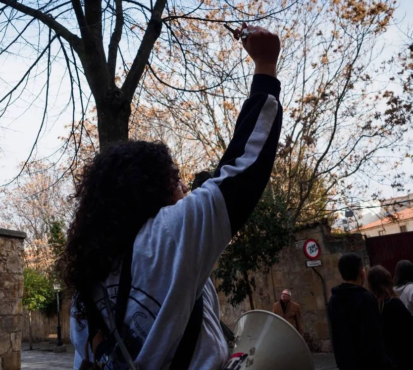 Manifestación Asamblea de Inquilinas de Salamanca