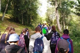 Jóvenes en un campamento de verano