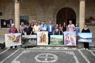 Ciudad Rodrigo da a conocer los ganadores del XXVII Concurso Municipal de Pintura al Aire Libre. Foto Ayuntamiento Ciudad Rodrigo