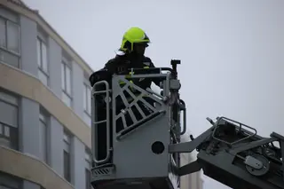 GALERÍA | Los bomberos acuden a retirar varias ramas de un árbol en el paseo de Carmelitas