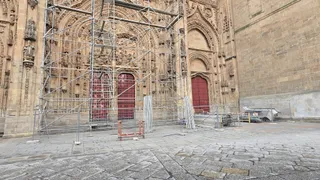 GALERÍA | Obras en la Catedral Nueva de Salamanca