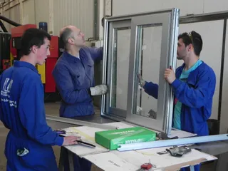 Alumnos de un curso de metal de la FP. Archivo