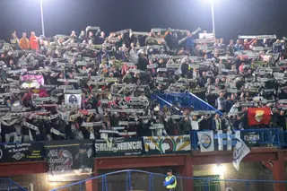 Aficionados de Unionistas en Ávila.