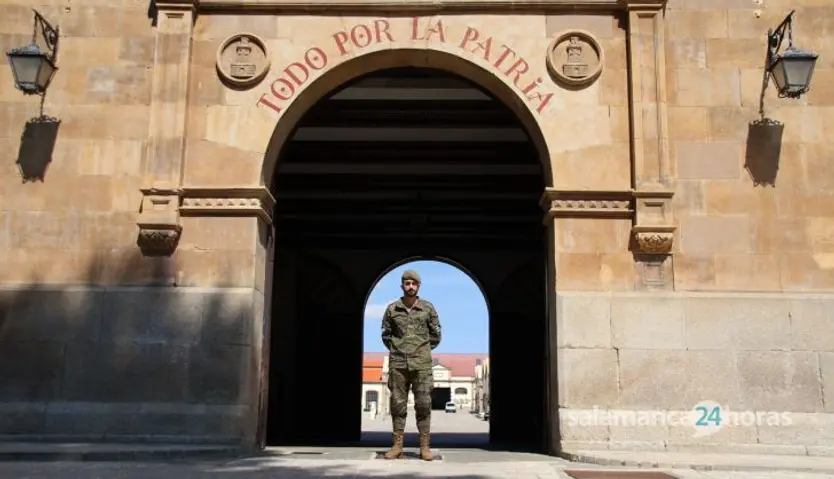Guillermo Cépalo, teniente coronel del REI 11 de Salamanca