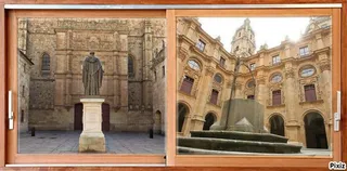 Ventana Universidad de Salamanca y Universidad Pontificia de Salamanca
