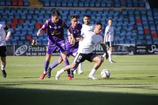 Juancho, ante el Palencia Cristo Atlético | FOTO SALAMANCA24HORAS.COM