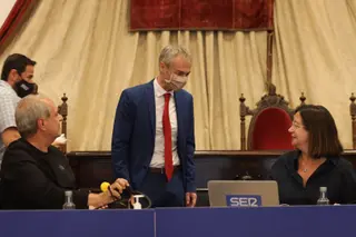 Ricardo Rivero, durante su participación en %22Hoy por hoy%22