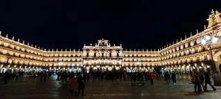 iluminación de la Plaza Mayor de Salamanca