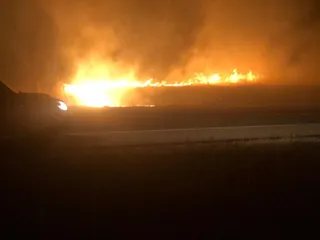 Incendio en Quejigal. Fotos S24H