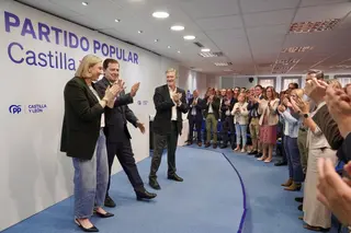 Un momento de la Junta directiva autonómica del PP de Castilla y León 