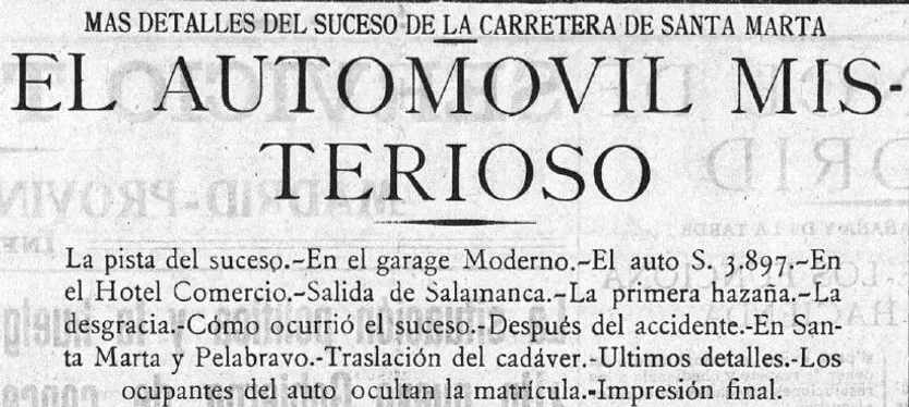 El misterio continúa al día siguiente