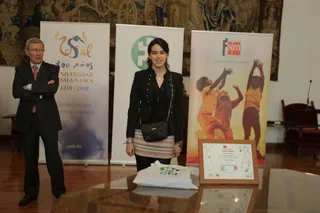 Premio del concurso 'Qué estás leyendo'.