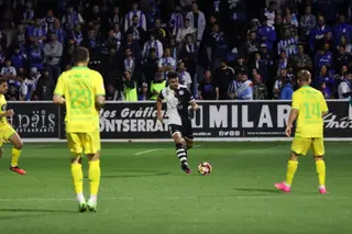 Erik Ruiz, en el partido entre Unionistas y Deportivo | FOTO SALAMANCA24HORAS.COM