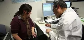 Médico de familia. Foto de archivo