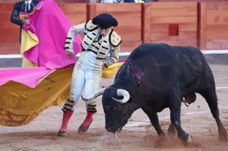 Ismael Martín con el segundo toro de García Jiménez en Salamanca | Asier Galache