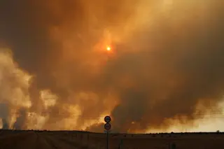 La Junta recomienda tomar precauciones por las altas concentraciones de partículas y ozono por los incendios de León y Zamora