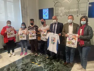 Presentación de la tercera Carrera Popular y Marcha Solidaria 'Aspar La Besana' / FOTO SALAMANCA24HORAS.COM