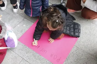 Manifestación organizada por el movimiento feminista de Salamanca
