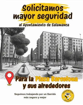 Garrido Contigo reclama más vigilancia policial ante los problemas de seguridad en la Plaza Barcelona y Parque Garrido