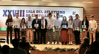 Premiados en la XXVIII Gala del Atletismo de Castilla y León