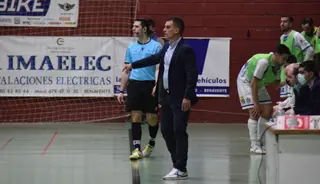Chema Sánchez, entrenador del Atlético Benavente