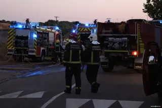 Imagen de archivo de una intervención anterior de los Bomberos de la Diputación de Salamanca