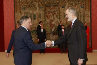 El alcalde de Salamanca junto a S. M. el Rey | FRANCISCO GOMEZ