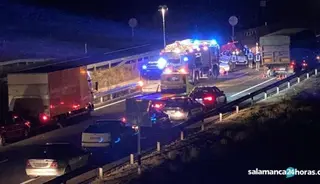 Imagen de archivo de otro accidente en la A-66