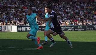 Álvaro Gómez, ante el Barcelona Atletic | FOTO SALAMANCA24HORAS.COM