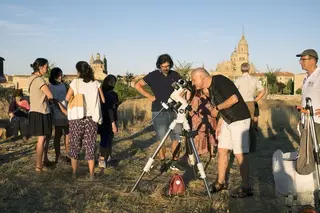 Observación astronómica cerro San Vicente. ICAL