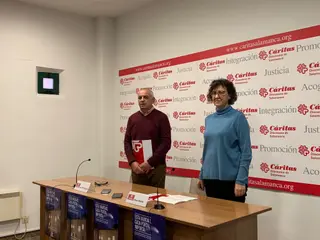 Cáritas lanza la campaña operación vivienda 2021 bajo el lema 'Esta Navidad, Cada Portal Importa'.
