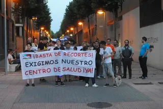 Manifestación por el centro de salud del Zurguén
