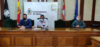 De izda a dcha Miguel García, José Ángel Castellano y Salvador Benito