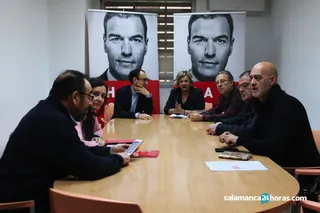 Reunión PSOE con direcciones provinciales de UGT y CCOO1