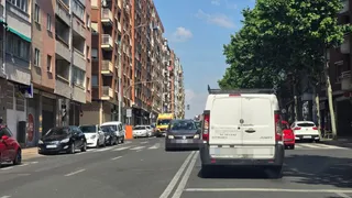 Accidente en la avenida de Comuneros