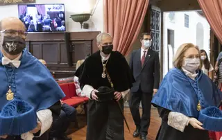 La Universidad de Salamanca se reencuentra con su patrón Santo Tomás de Aquino tras un paréntesis por la pandemia