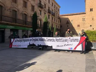 GALERÍA | Manifestación de autónomos en Salamanca