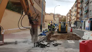 Obras calle Moreras