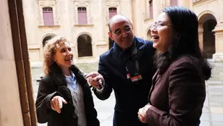 Visita a la UPSA de la directora de la Oficina de Asuntos Educativos de la Embajada China