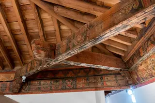 Artesonado Santa Clara. Foto Museo Las Claras