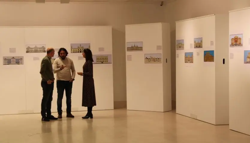 Exposición con las obras de 