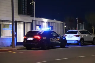 Policía Local y Policía Nacional en el cuartel de la Guardia Civil de Santa Marta (3)