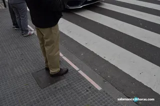 Semaforo de suelo Paso de cebra