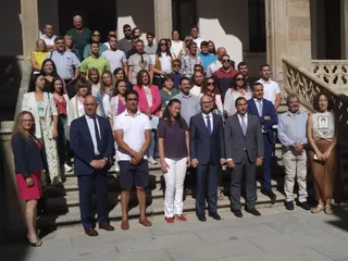 Entrega diplomas talleres de empleo Diputación