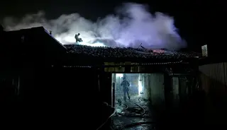Imagen del incendio en Zamora en la localidad de El Perdigón
